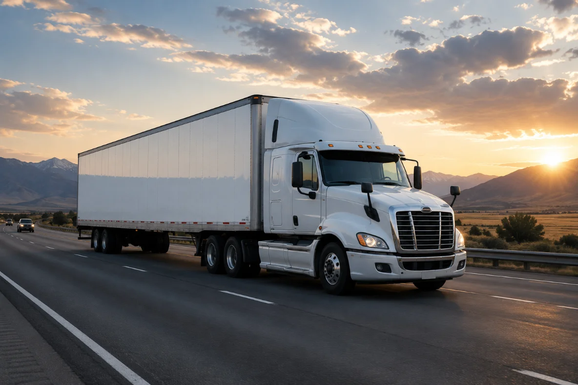 The Express Movers team and trucks